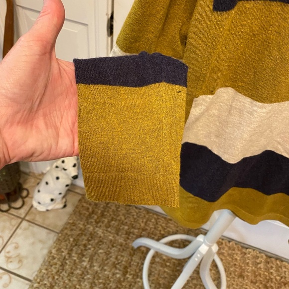 TeeBerry & Weave Color Block Stripe Sweater LS L - Picture 4 of 7